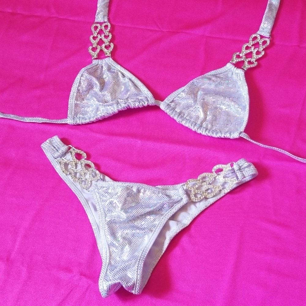 FRESH PEACHES CUSTOM SWIMWEAR, worn once
